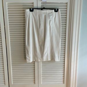 White House Black Market White Skirt